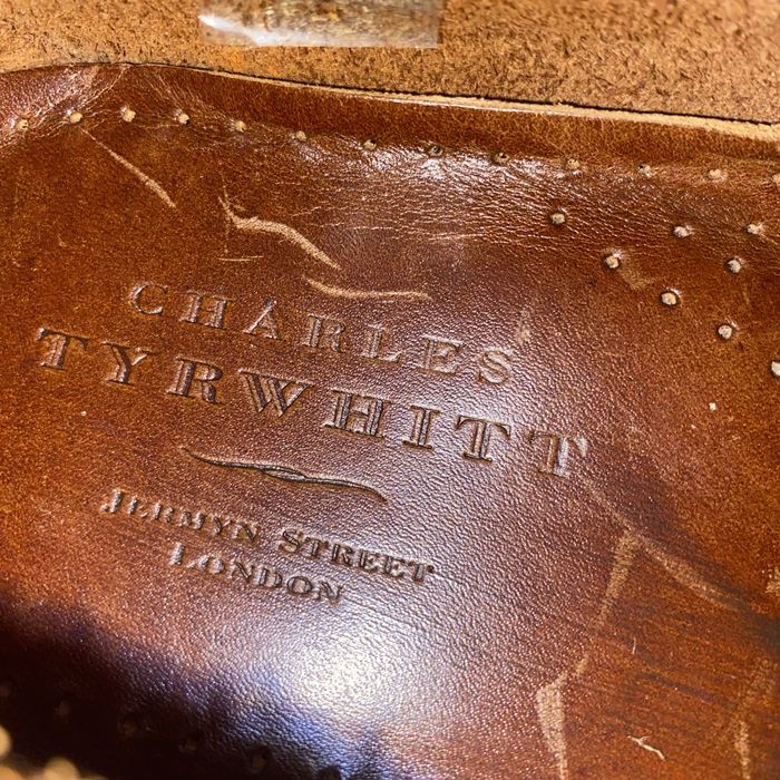 Туфлі макосини нат шкіра Charles Tyrwhitt р-р 12 наш 45