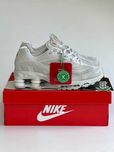 Мужские кроссовки Nike Shox Ride 2 Light Bone/Orange Premium. 40-45
