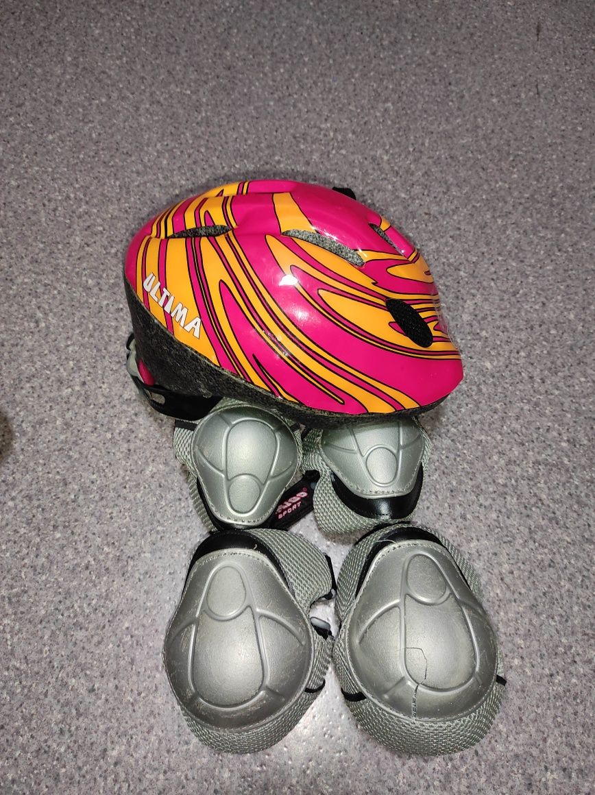Ролики, роликовые коньки 35, 36, 37, 38 размер,  шлем, защита