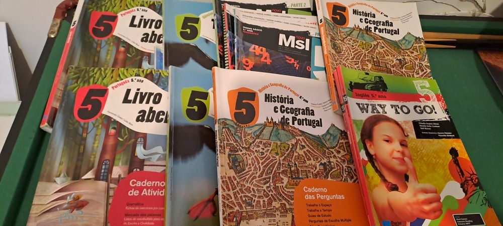 Livros escolares 5.ano