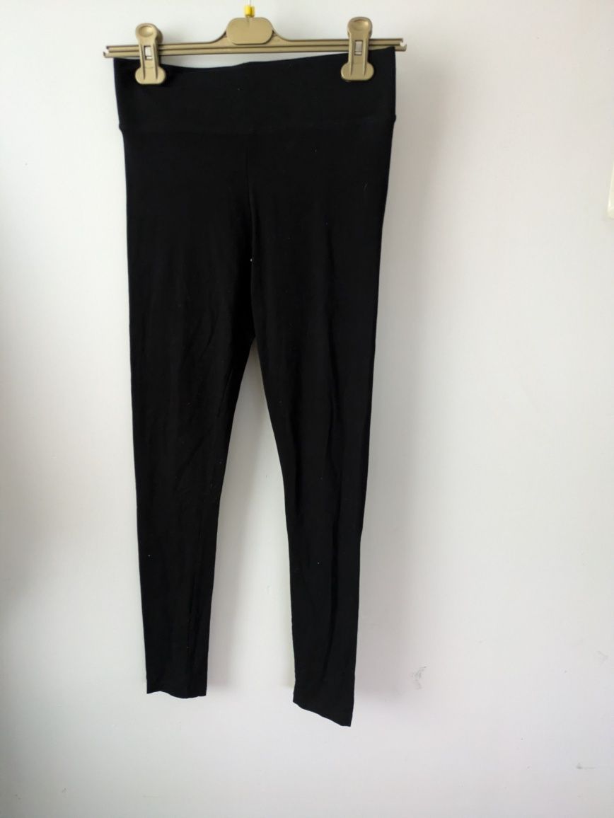Czarne getry h&m 146 bez wad