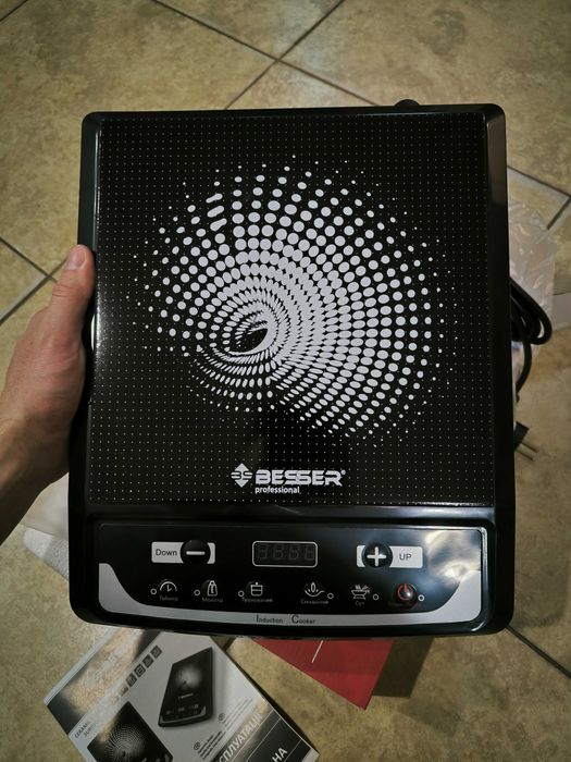 Плита переносна однокомфорочна індукційна Besser 2000W Нова
