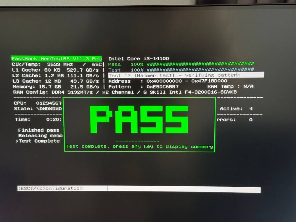 Оперативна памʼять G.SKILL Ripjaws V DDR4 DIMM (2×8GB) 3200 MHz CL16