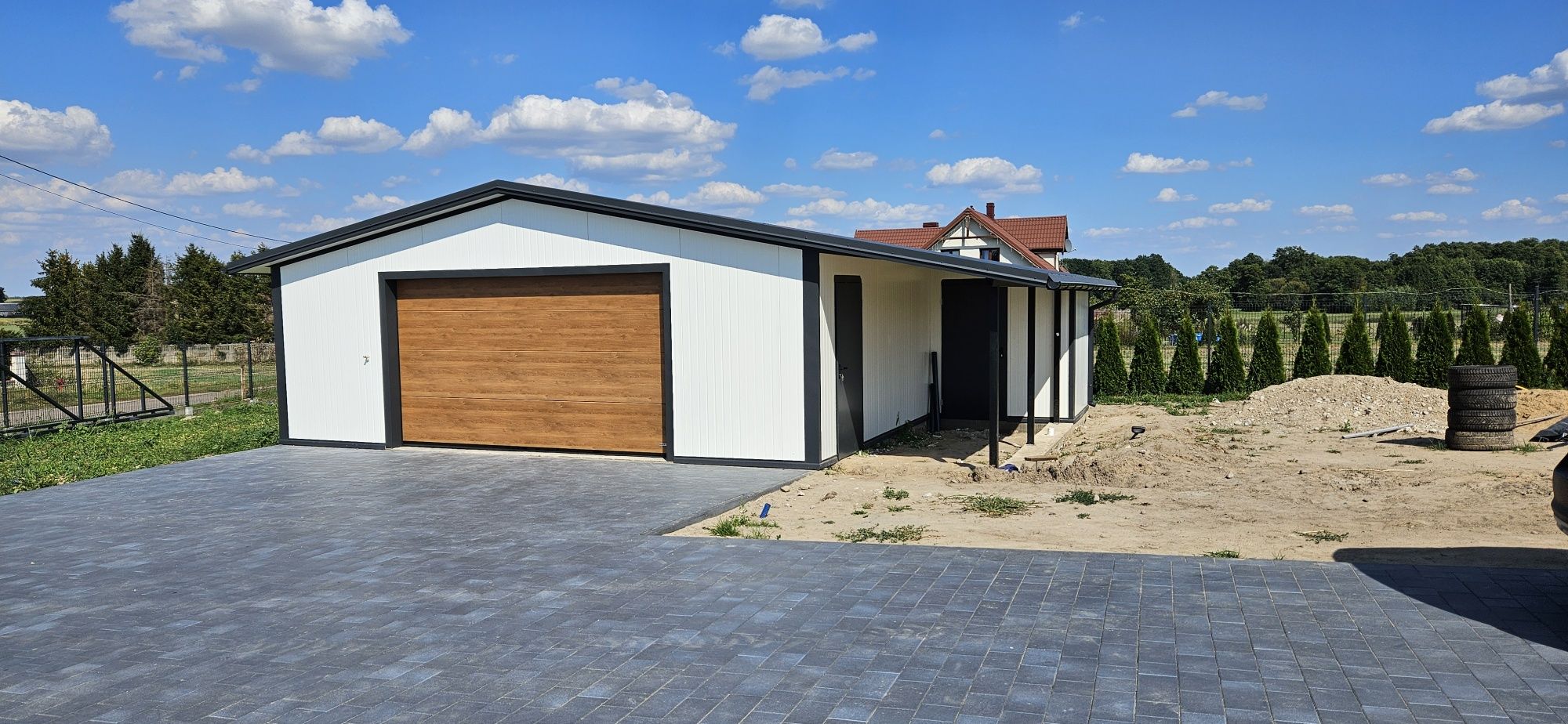 GARAŻ z płyty warstwowej/OCIEPLONY35m2 na dwa auta /CAŁA Polska