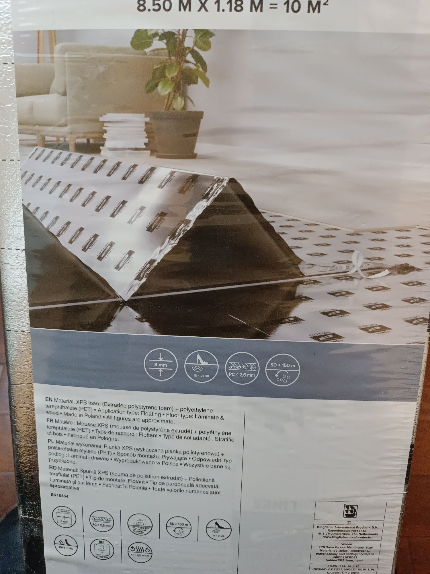 Podkład podłogowy Volden XPS Smart Aquastop 3 mm