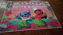 Artigos de festa Lilo & Stitch + balão 9 anos (menina)