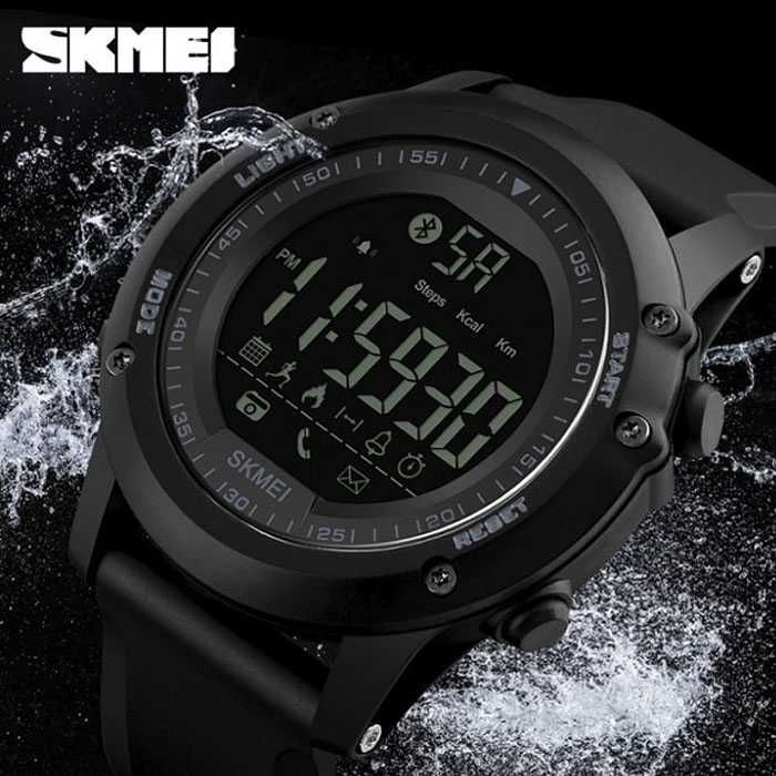 Часы наручные (годинник) SKMEI 1321 Smart Watch Bluetooth чёрные