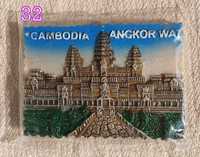 Kambodża, Cambodia - Magnes na lodówkę - wzór 32