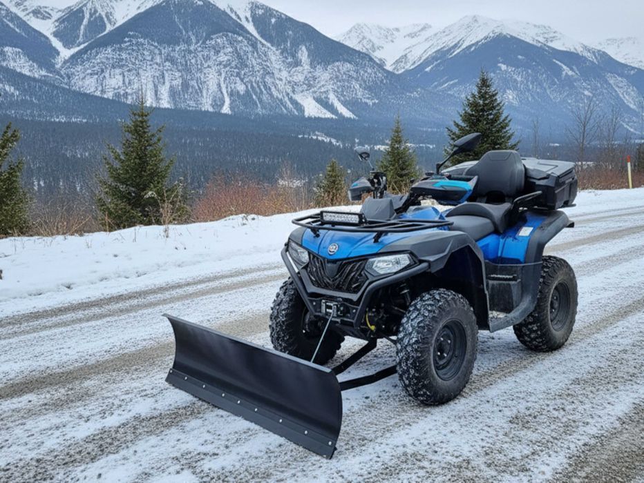 Nowy pług do quada ATV Kawasaki Suzuki Polaris CANAM Kymco CfMoto
