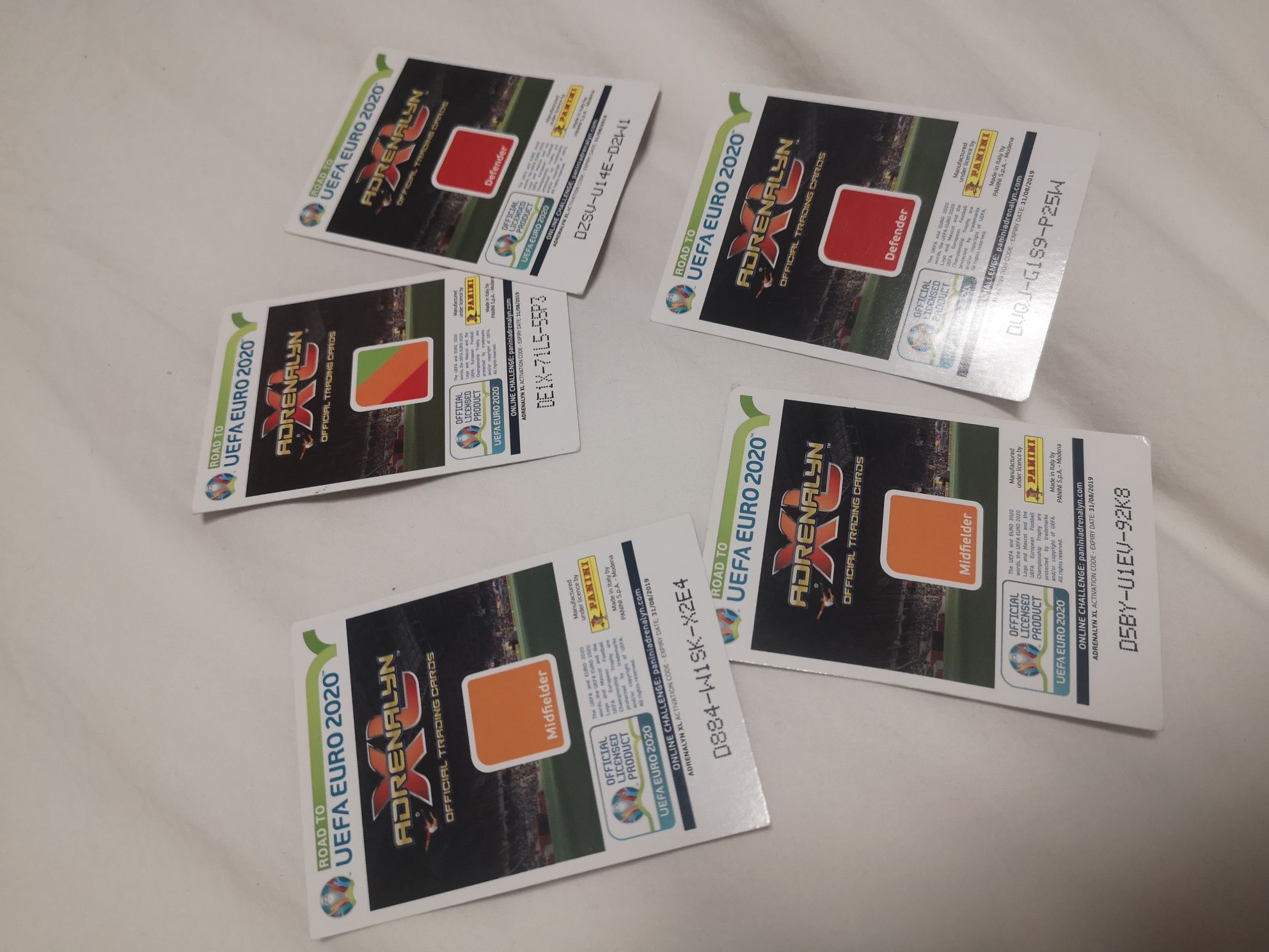 Karty Panini Adrenalyn XL Euro 2020 5 sztuk Limited edition