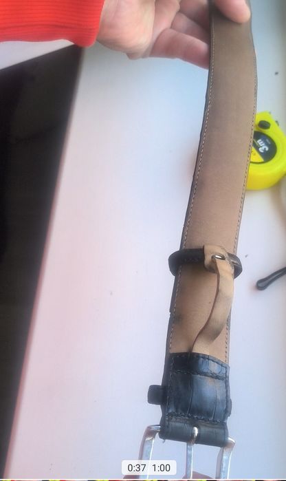 Крокодил шкура,пояс бу