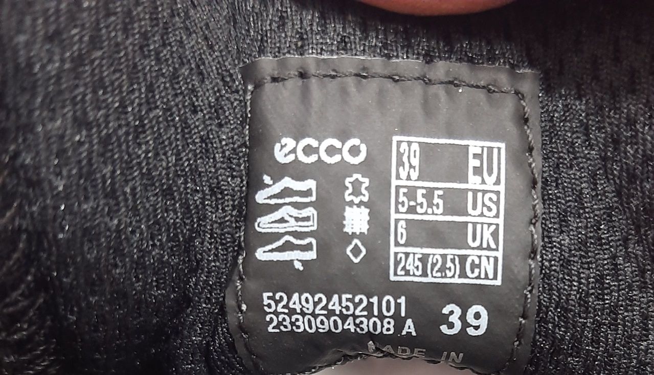 Євросток.взуття. Черевики ECCO Gore-Tex орігінал. 39р.