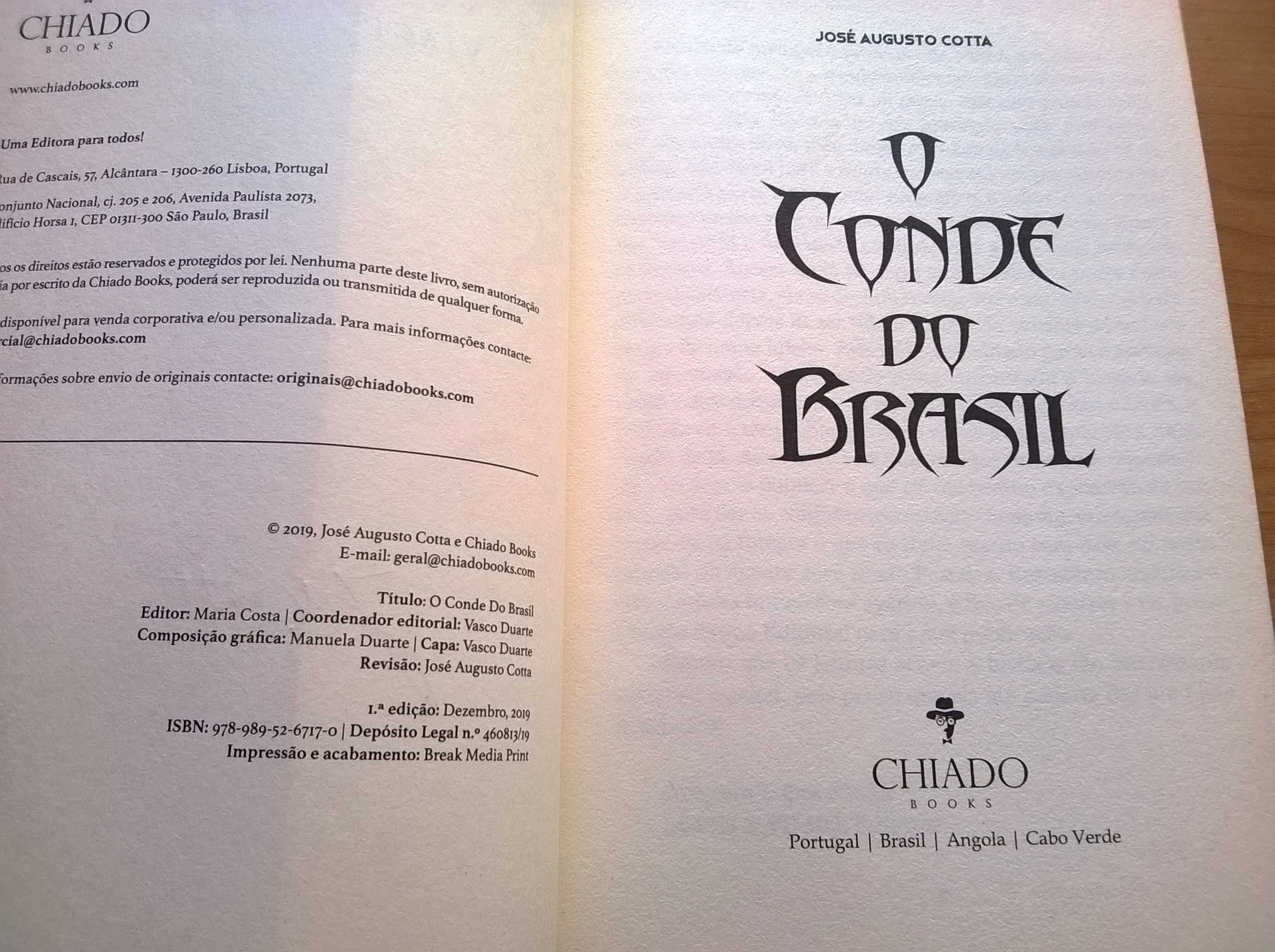 O Conde do Brasil - José Augusto Cotta