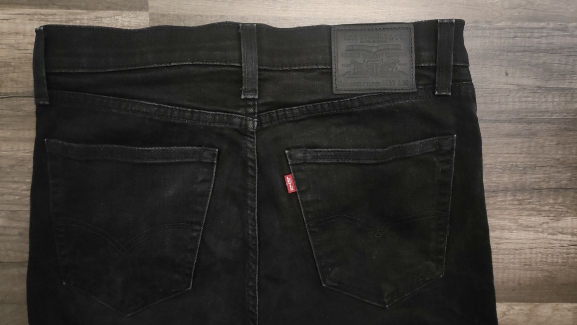 czarne LEVI'SY Lot Skinny Traper 32/30  super stanie