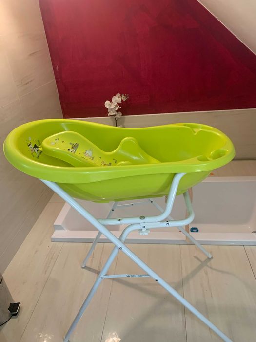 Wanienka dla niemowlaka + stojak ; + wkładka dla maluszka