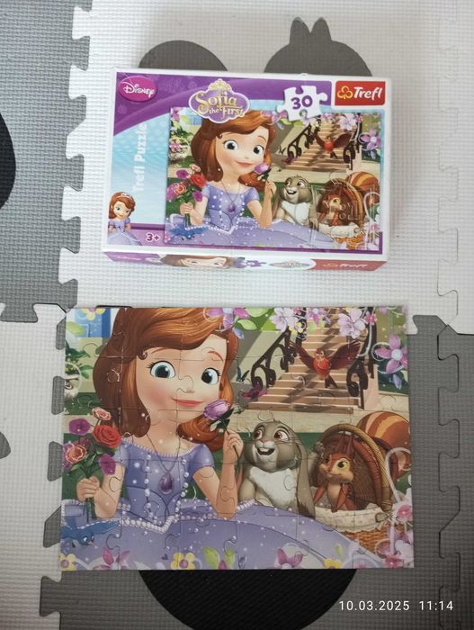 Zestaw puzzle 3 sztuki Nemo, księżniczka Zosia, morze wiek 3 +