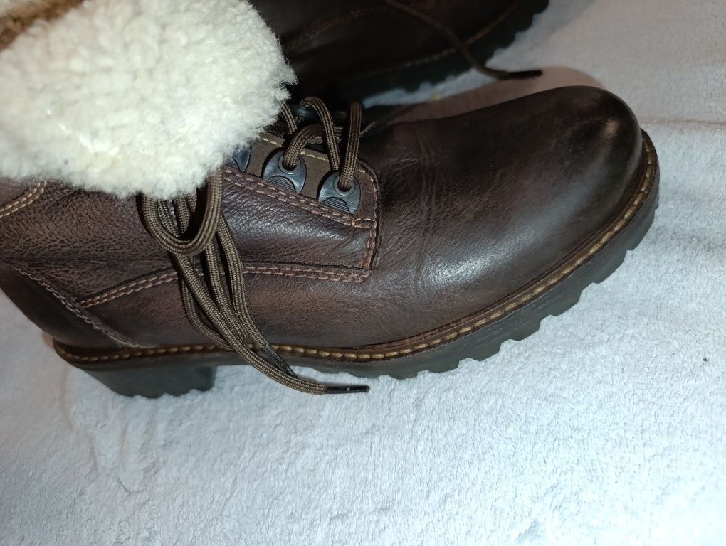 Trapery 39 buty trekkingowe 39 botki damskie 39 SKÓRA