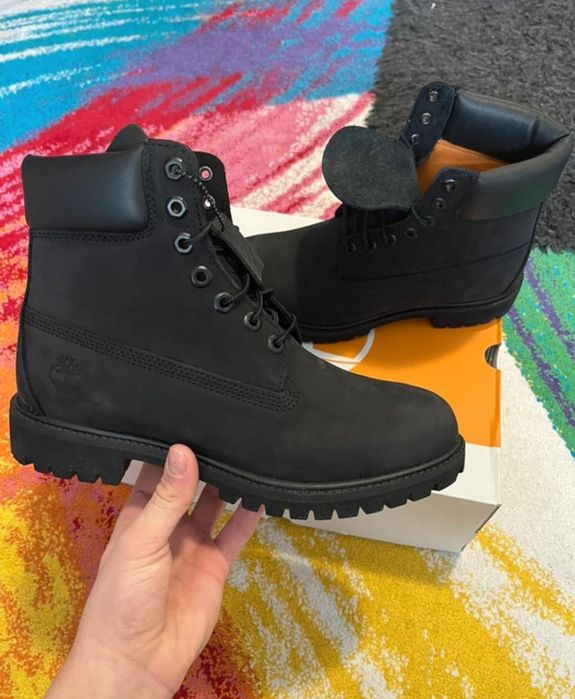 Cale czarne buty zimowe wysokie TIMBERLAND oryginalne obuwie ocieplane