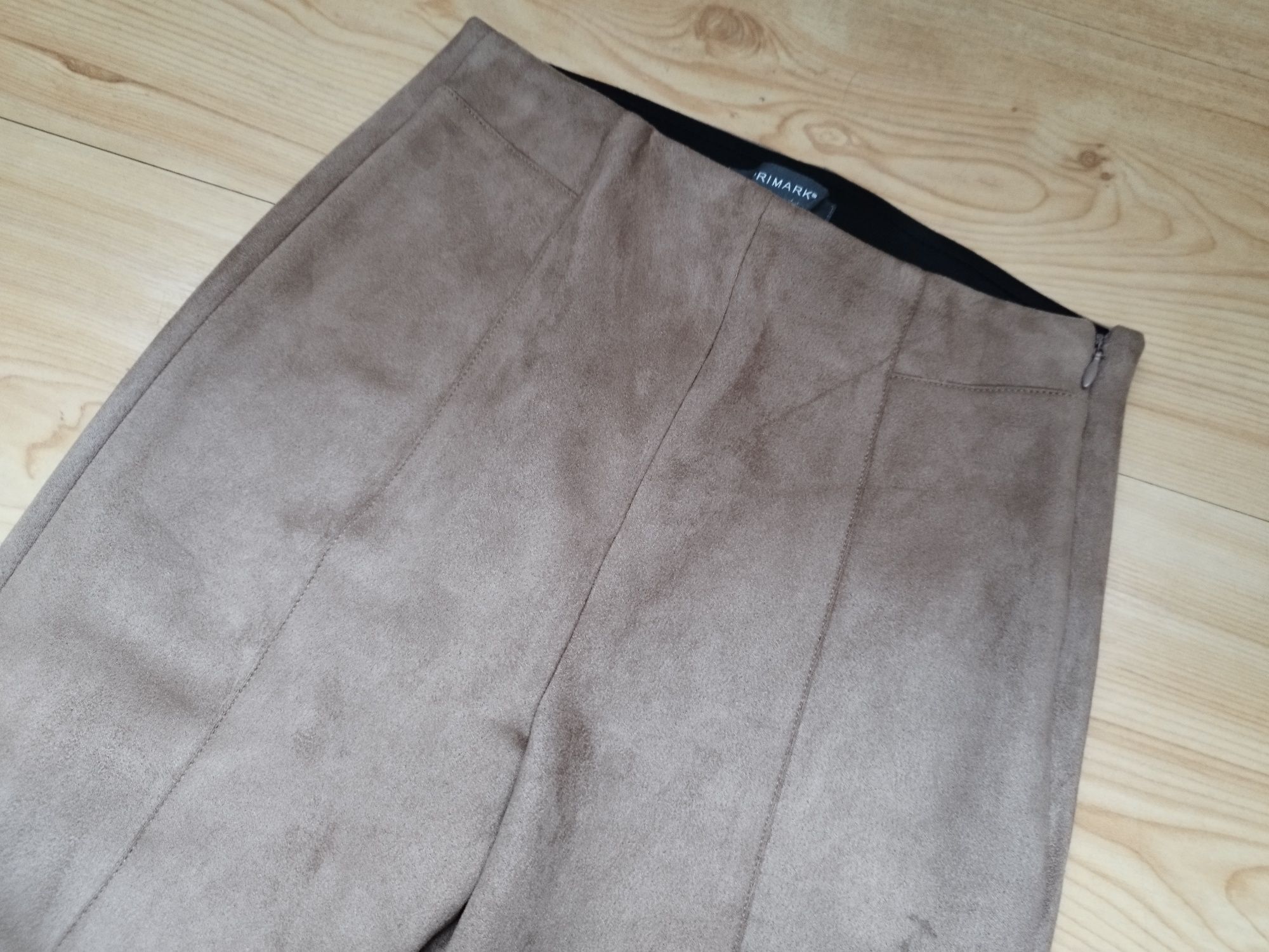 Primark Spodnie legginsy nubuk XS
