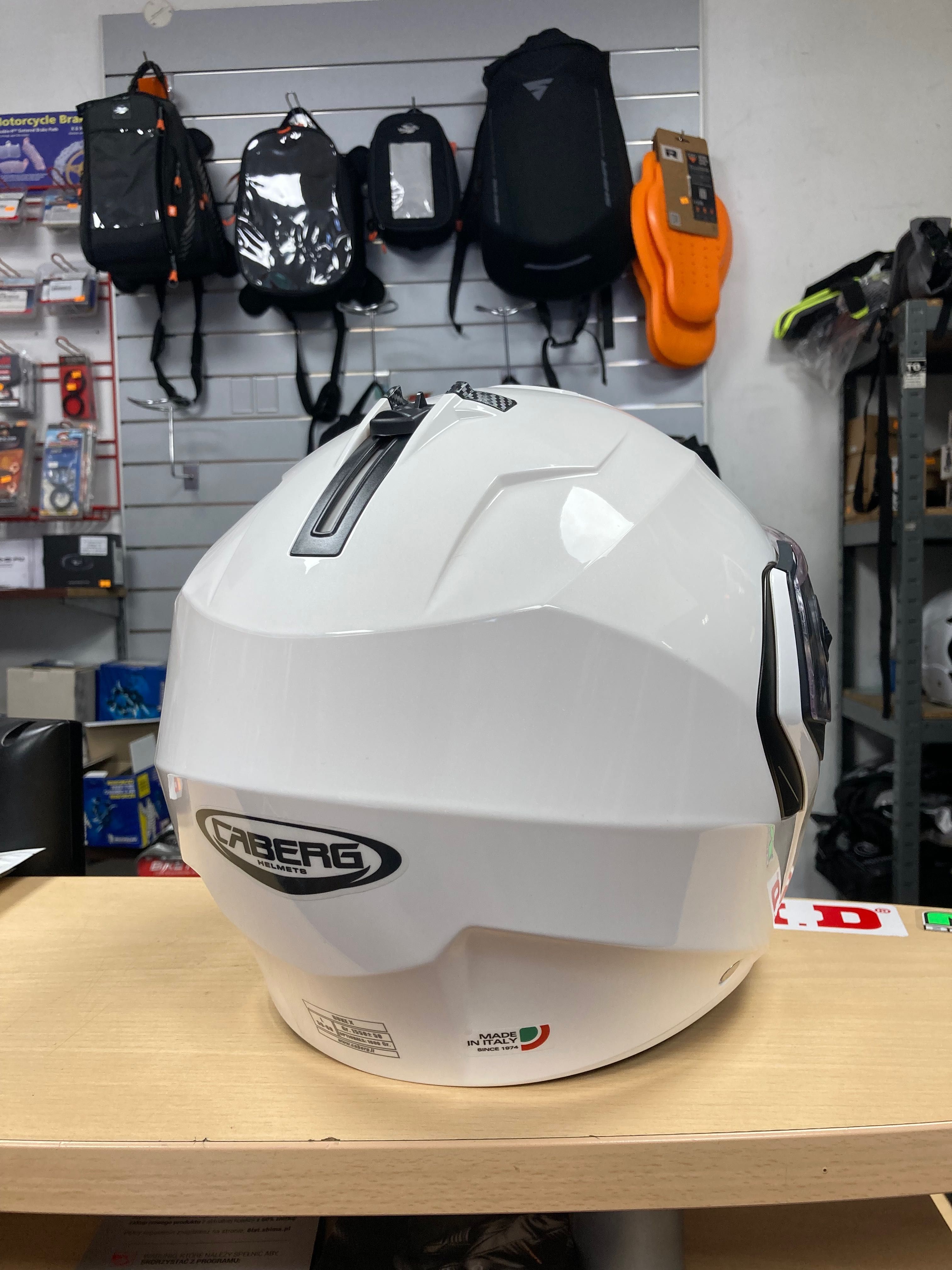 Kask Szczękowy Caberg Duke X Biały. Blenda Pinlock. HIT! 22.06