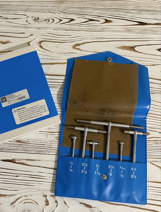 Набор нутромеров телескопических 8-150мм PecTools Broown & Sharpe Tesa