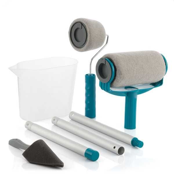 Conjunto Rolos de Pintura Recarregáveis Anti-gotas ( 5 Peças)