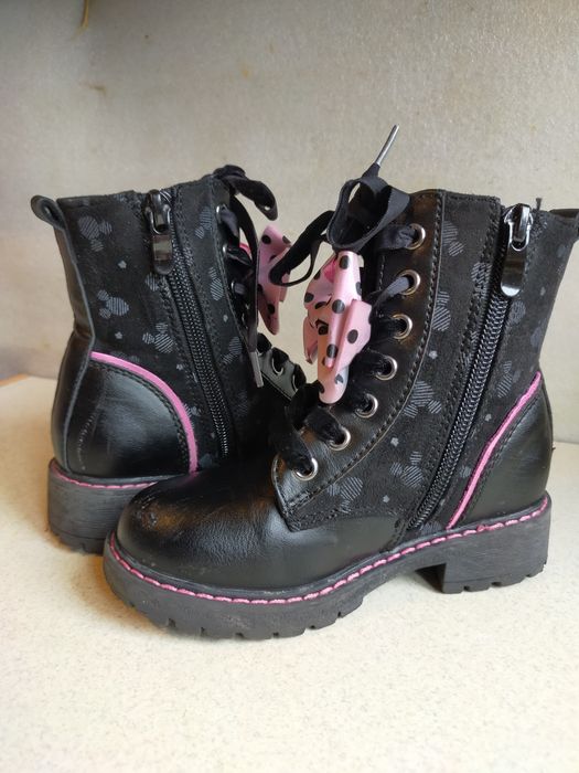 Buty zimowe kozaki trapery Minnie Mouse 27