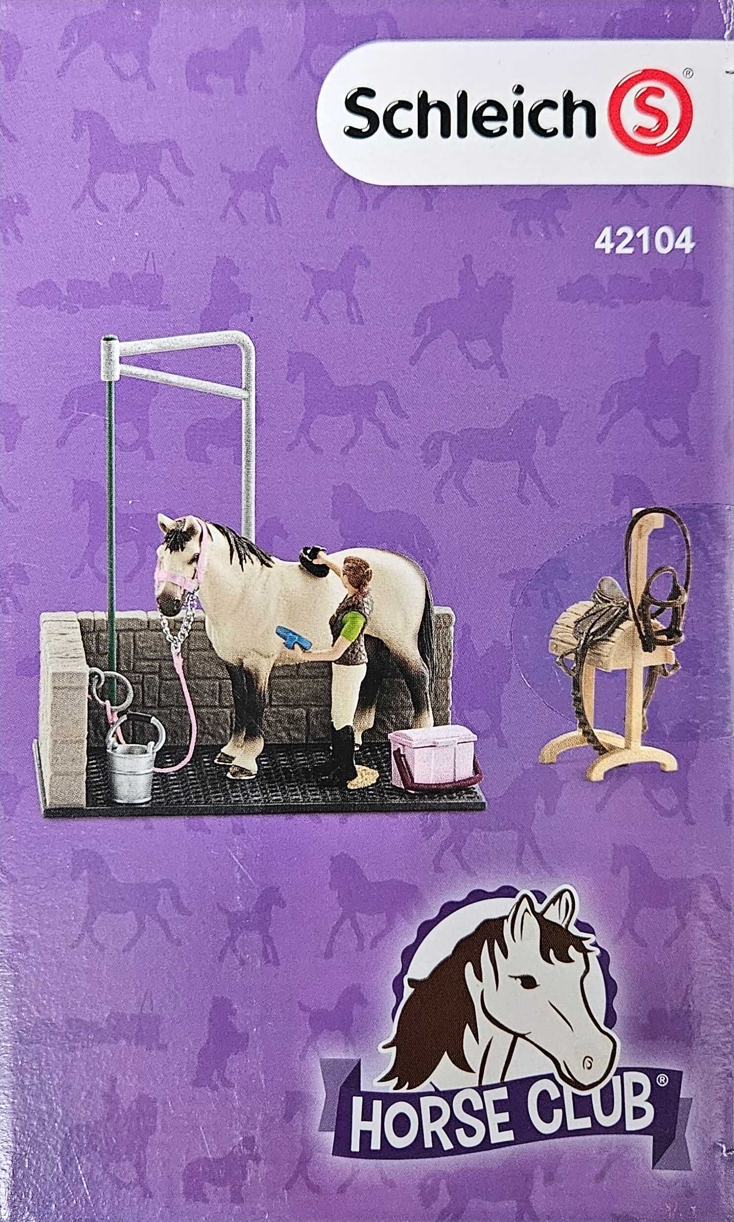 Schleich, Horse Club, Myjnia dla konia, zestaw z figurkami, 42104