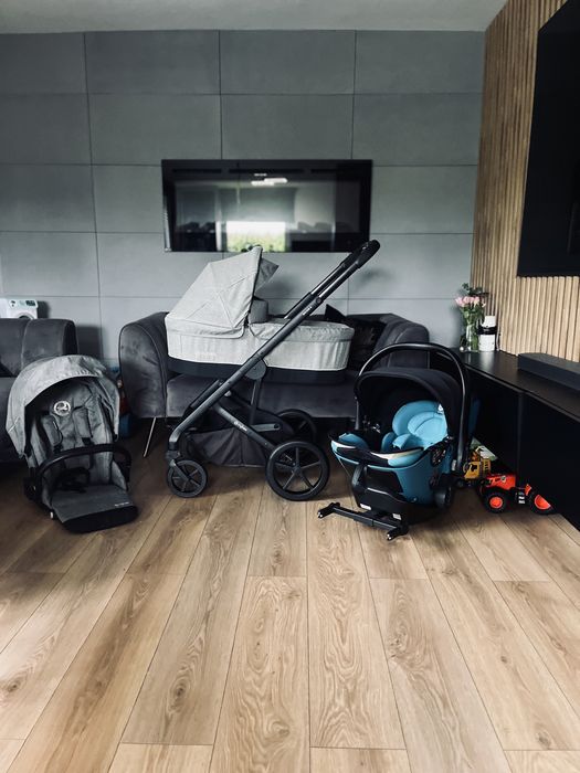 Wózek 3w1+baza  Cybex Balios z fotelikiem Kiddy