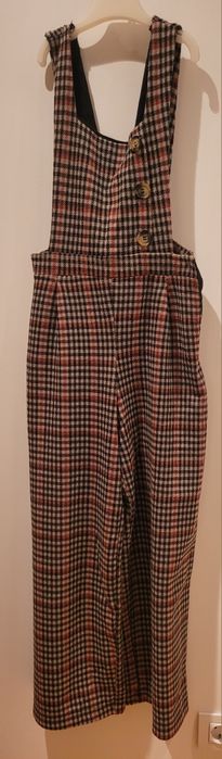 Jardineiras em xadrez-Pull & Bear