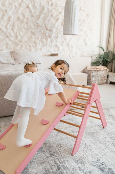 Рожевий комплекс Монтессори | Трикутник Піклер + Арка | Подарунок