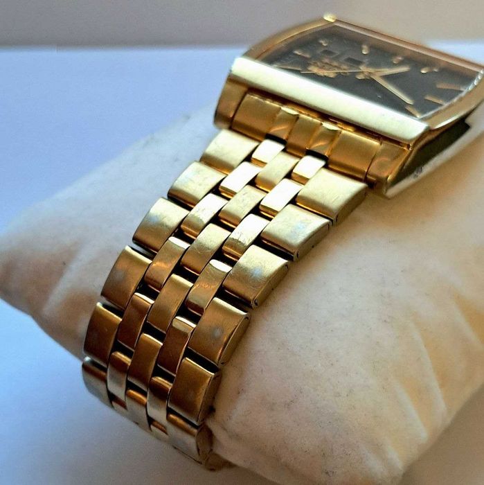 Orient Automatic 3 Stars Tonneau Black & Gold