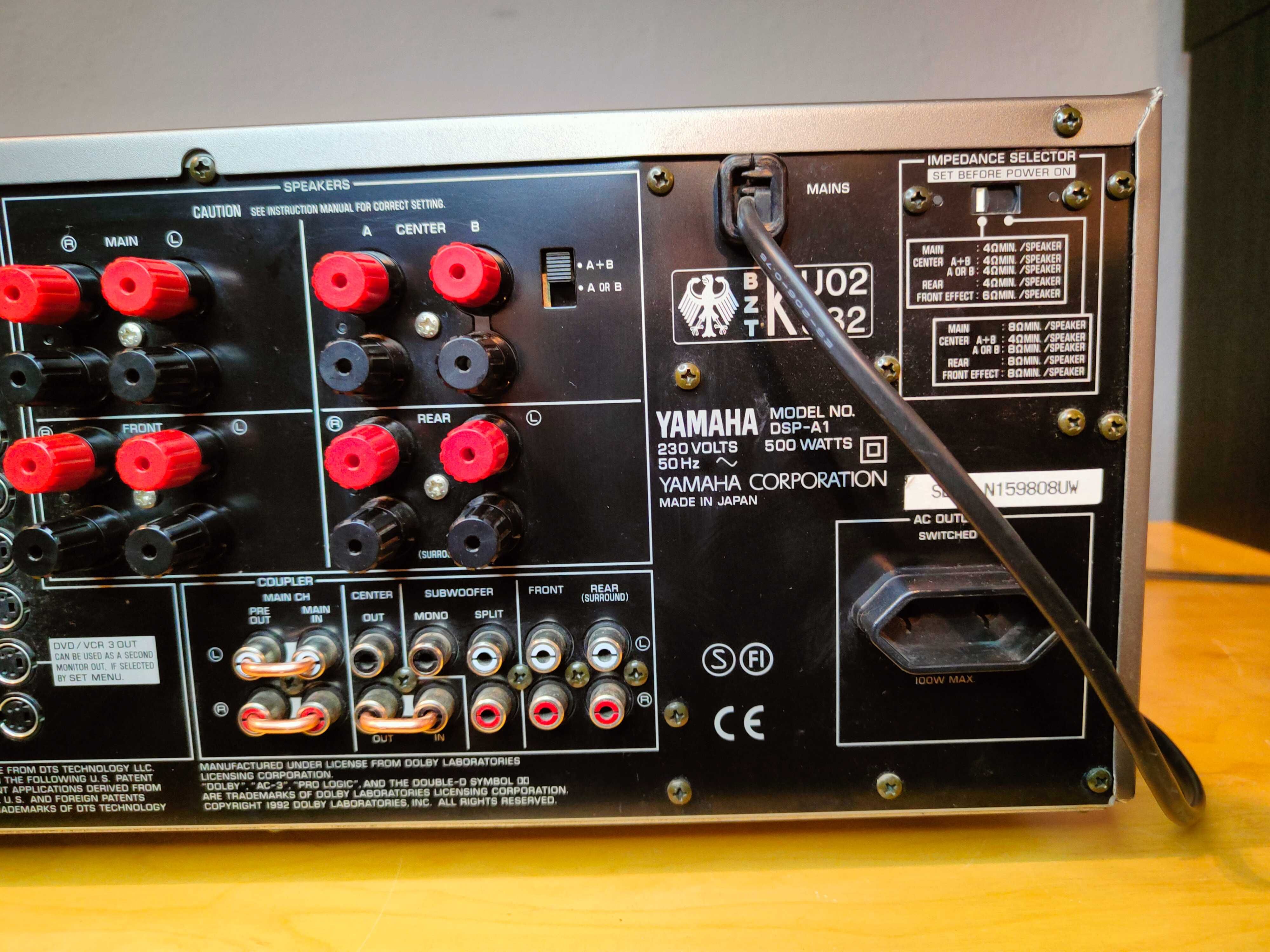 YAMAHA DSP-A1 potężny wzmacniacz audio video Japan pilot