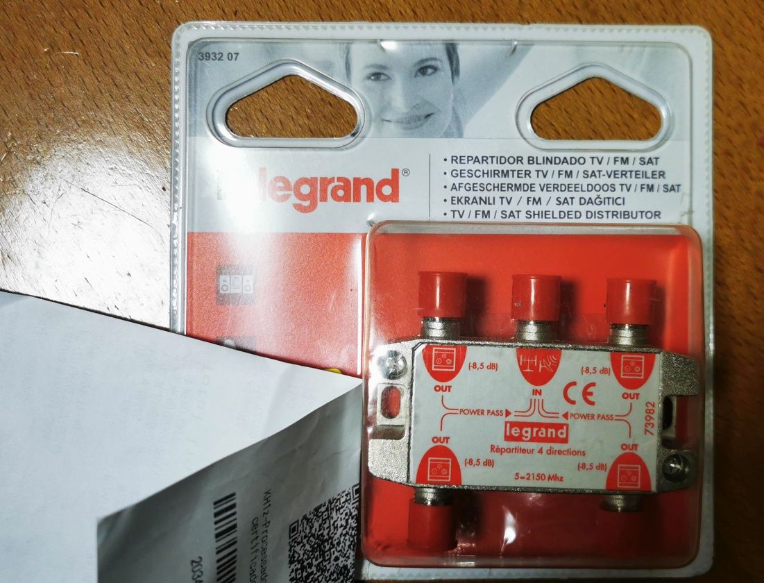 Repartidor Legrand para Tv