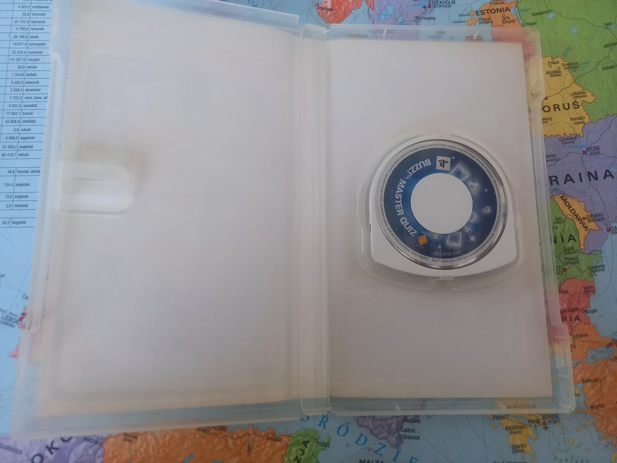 Gra Sony psp buzz! Master quiz buzz