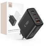 Ładowarka Tech-Protect NC100W-GAN sieciowa GaN 3x USB-C PD 100W / USB-