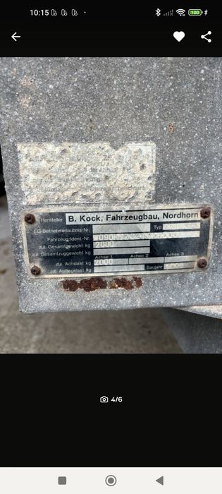 Przyczepa platforma 3,50x1,80