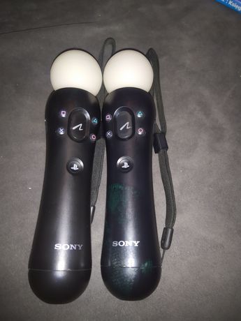 2 różdżki motion kontrolery ruchu Sony PlayStation Move PS3 PS4