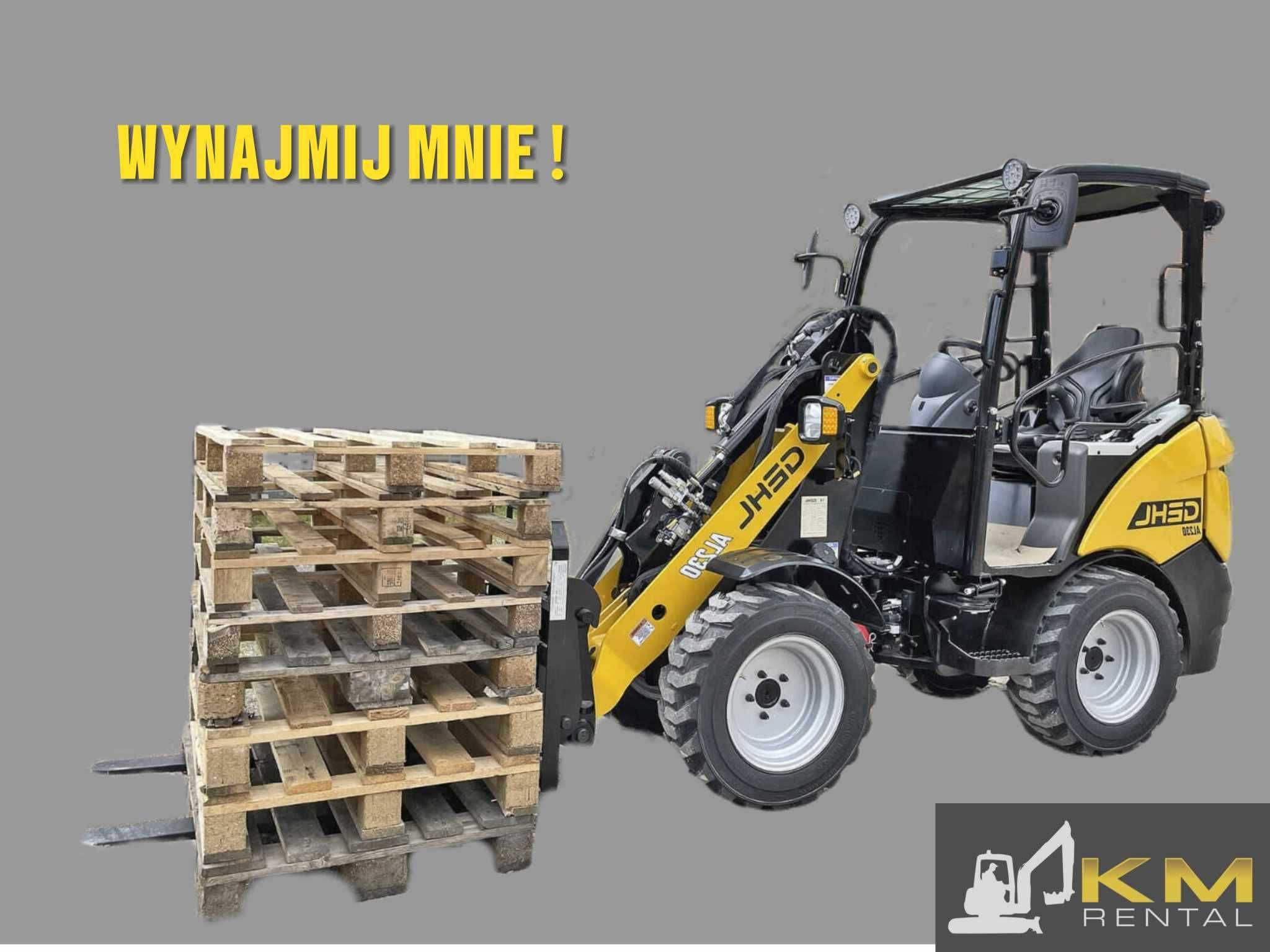 Wynajem miniładowarka mini ładowarka wypożyczalnia ładowarek ogrodowa