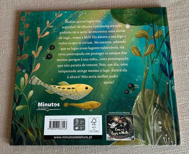 Livro Mili, A Sereia Do Lago de Lucy Fleming (Português)