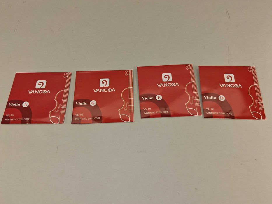 J124 Profesjonalne Struny Skrzypcowe Vangoa Zestaw 4szt VS-10