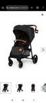 Wózek spacerowy spacerówkai Kinderkraft Grande Plus do 22 kg Czarny