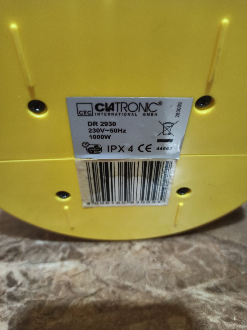 Пароочиститель CLATRONIC DR 2930