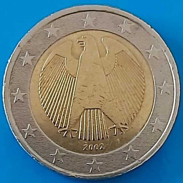 2 Euros de 2002 Letra F,  da Alemanha