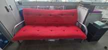 Sofá cama vermelho