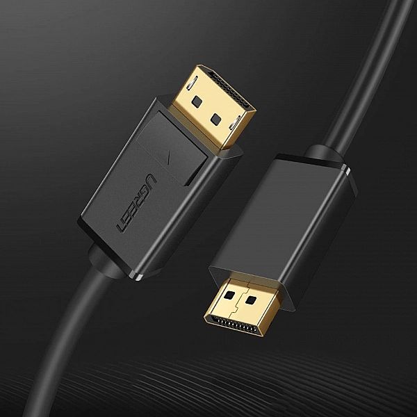 Ugreen kabel przewód DisplayPort 1.2/4K 2 m czarny (DP102, 10211)