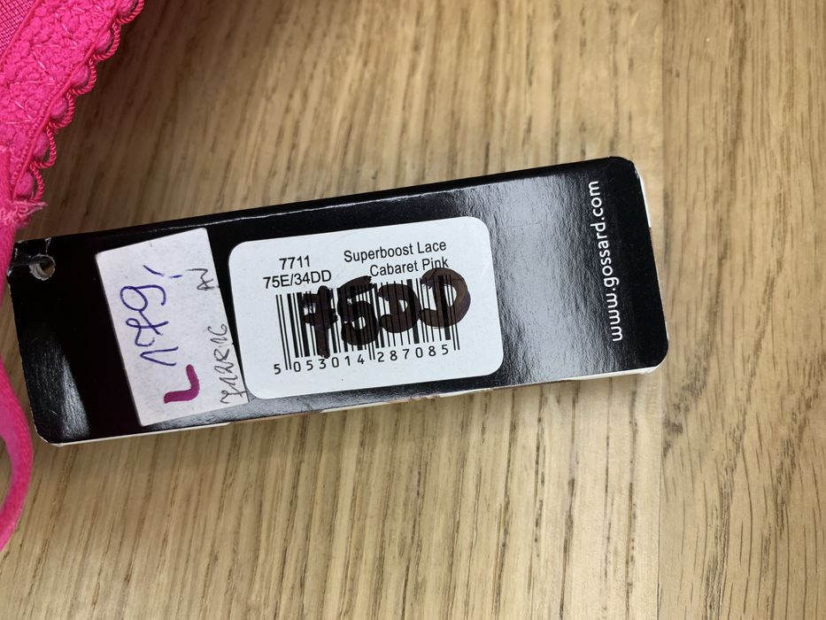 Biustonosz nowy 34DD 75E brytyjskiej firmy Gossard