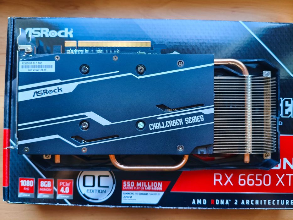 ASRock Radeon RX 6650 XT Challenger D OC 8 GB
