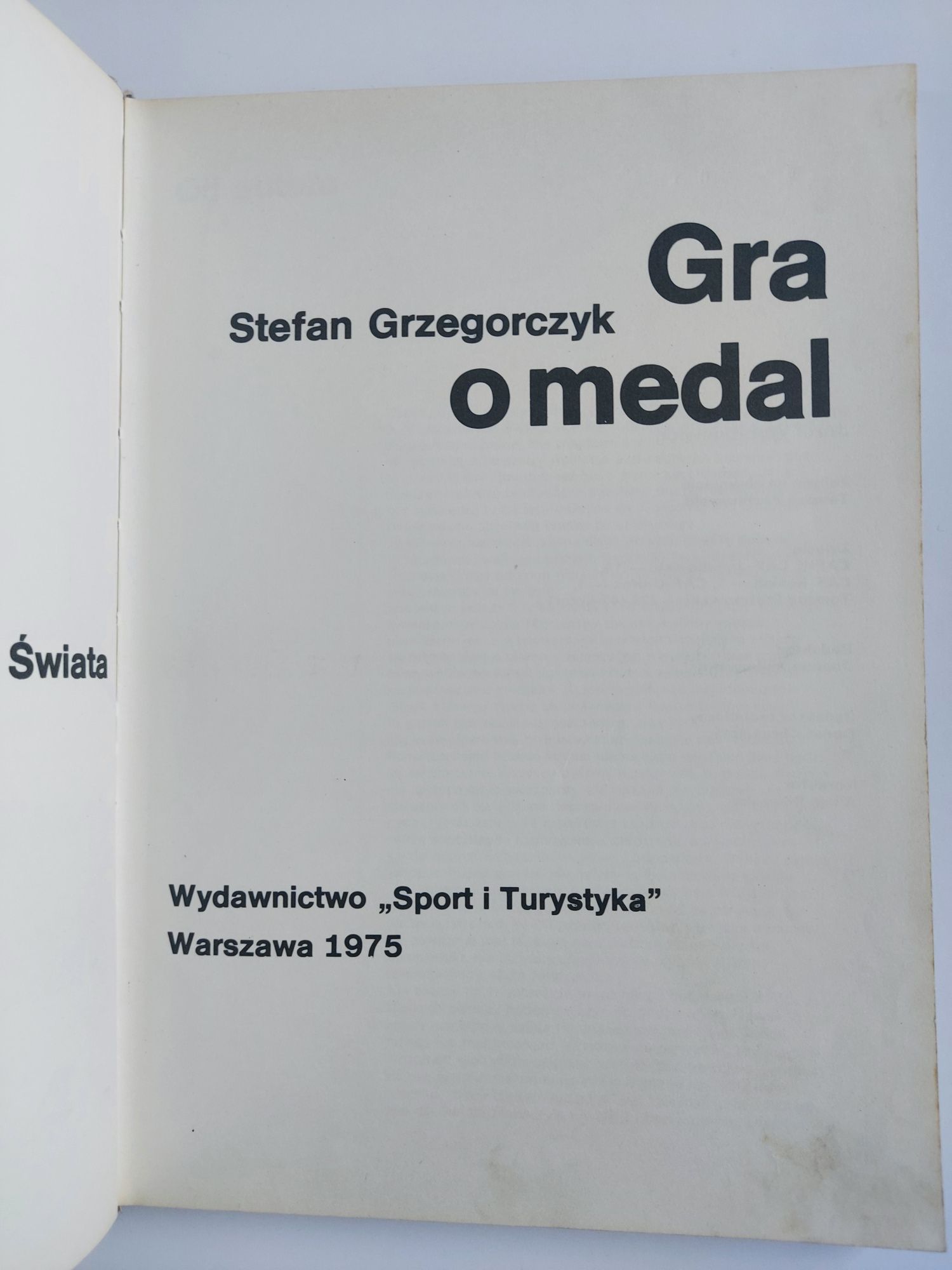 Gra o medal - Stefan Grzegorczyk