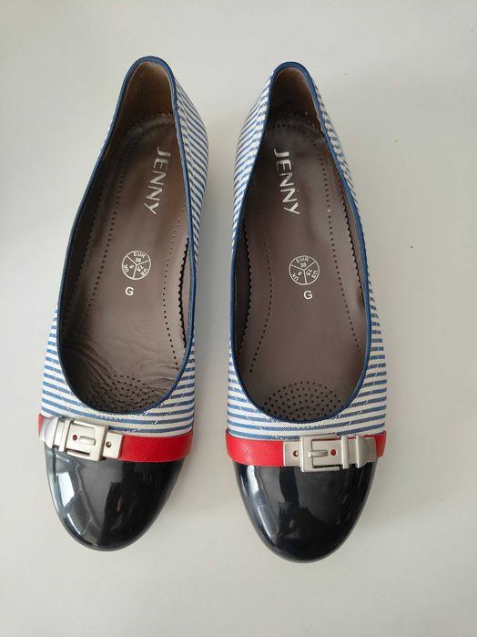 Eleganckie baleriny buty damskie stan IDEALNY rozmiar 38 JENNY Łódż